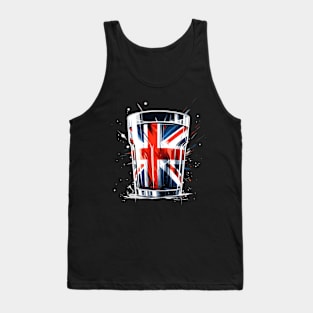 United Kingdom Flag Glass Tank Top